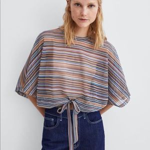 Zara Trafaluc mesh top size M